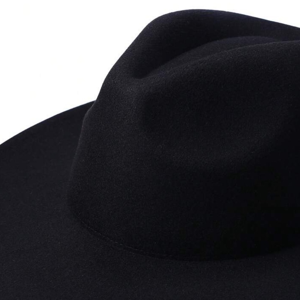 Western cowboy rancher hat wide brim fedora felt rancher hat cowgirl nashville - Picture 12 of 12